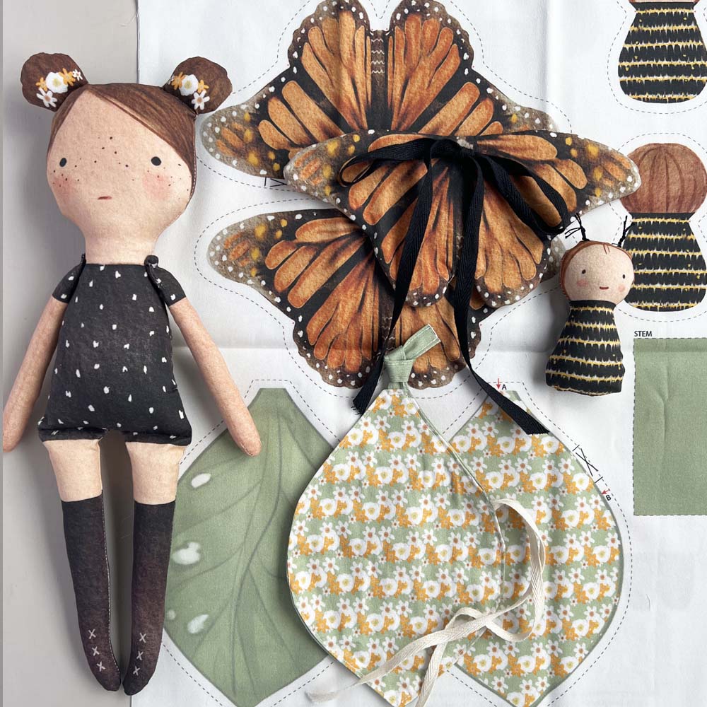 DIY Doll Butterfly_Monarch